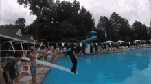 jumping front flip hopping diving double flip