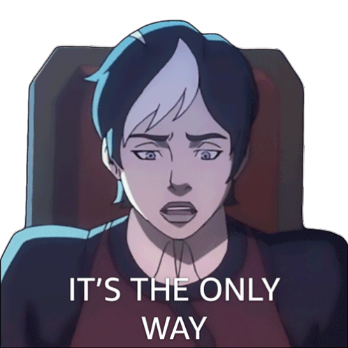 Its The Only Way Cassandra Sticker - Its The Only Way Cassandra The Legend Of Vox Machina Stickers