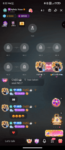 a screenshot of a video game that says let 's talk at the top