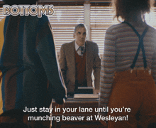 Just Stay In Your Lane Until You'Re Munching Beaver At Wesleyan Leonard Meyers GIF