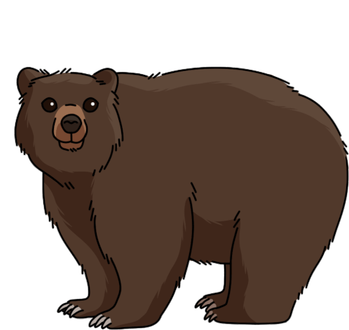 Bear Brown Bear Sticker - Bear Brown Bear Mexican Grizzly Bear Stickers