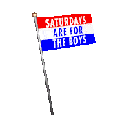 Flag Saturday Sticker