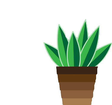 Plant Potted Sticker - Plant Potted Green Stickers