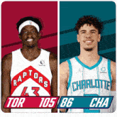 Toronto Raptors (105) Vs. Charlotte Hornets (86) Third-fourth Period Break GIF - Nba Basketball Nba 2021 GIFs