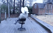 Leaf Blower Fun GIF - Happy Fun Chair GIFs