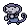 a pixel art drawing of a monkey wearing headphones and a blue hat .