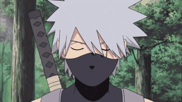 Kakashi Mask GIF - Kakashi Mask Sharingan - Discover & Share GIFs