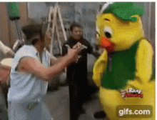 Mascot Punch Ei94 Punch GIF - Mascot Punch Ei94 Punch Poor Duckling GIFs
