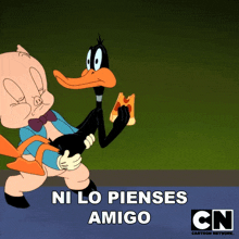 No Lo Pienses Amigo Pato Lucas GIF - No Lo Pienses Amigo Pato Lucas Looney Tunes GIFs