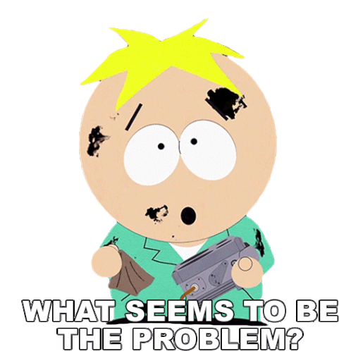 What Seems To Be The Problem Butters Stotch Sticker - What Seems To Be The Problem Butters Stotch South Park Stickers