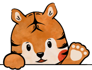 Cute Tiger Sticker