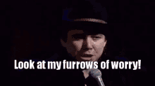Furrows Of Worry - Worry GIF - Worry Comedy Comedian GIFs