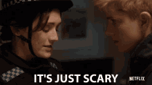 Its Just Scary Mae Martin GIF - Its Just Scary Mae Martin Charlotte Ritchie GIFs