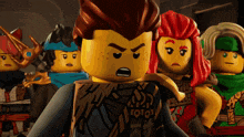a group of lego characters are standing in a line and one of them has the word yoyo on his chest