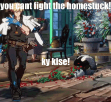 Happy Chaos Ky Kiske GIF - Happy Chaos Ky Kiske You Cant Fight The Homestuck GIFs