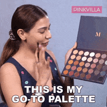This Is My Go-to Palette Palak Purswani GIF - This Is My Go-to Palette Palak Purswani Pinkvilla GIFs