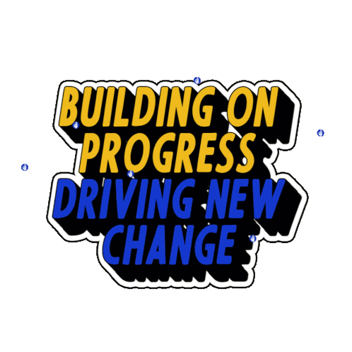 Building On Progress Driving New Change Bahamas Forward Sticker - Building On Progress Driving New Change Bahamas Forward Driveagency Stickers