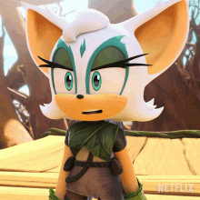 Sigh Rouge The Bat GIF - Sigh Rouge The Bat Sonic Prime GIFs