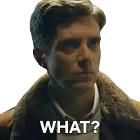 a man wearing a brown jacket says what