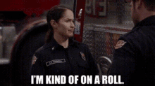 Station19 Andy Herrera GIF - Station19 Andy Herrera Im Kind Of On A Roll GIFs