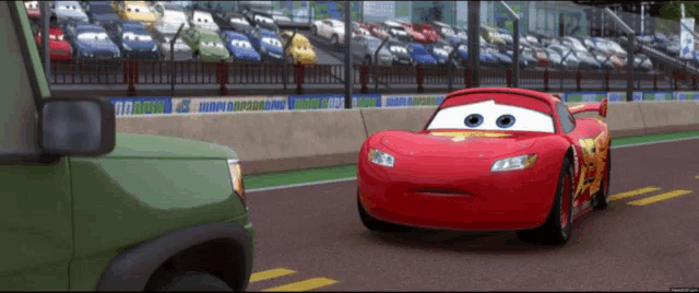 Cars lightning cheap mcqueen sad