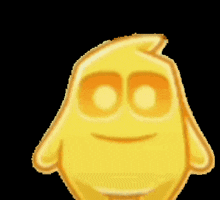 a cartoon character with a crown on his head is smiling