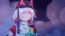 a screenshot of a video game shows a girl wearing goggles and a helmet