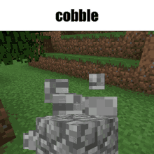 Cobble Minecraft GIF - Cobble Minecraft Meme GIFs