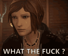 Chloe Price Wtf GIF - Chloe Price Wtf What The Fuck GIFs