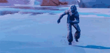 Ice Monster Runing GIF