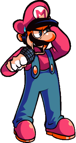 Mario Up Pose Sticker - Mario Up Pose Oh God No Fnf Stickers