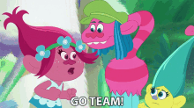 Go Team Poppy GIF - Go Team Poppy Smidge GIFs