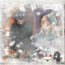 a picture of a boy and a girl with the name anehun canon