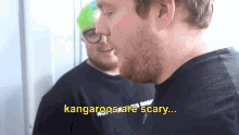 Kangaroos Are Scary Toby On The Tele GIF - Kangaroos Are Scary Toby On The Tele Ryan Piasente GIFs