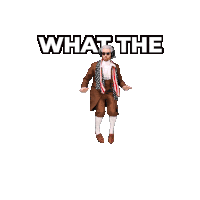 a picture of a man in a brown suit with the words " what the helly bron james " above him