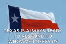 Texas Is Always Ready To Respond To Whowver Neefs Us Texas Flag GIF - Texas Is Always Ready To Respond To Whowver Neefs Us Texas Flag Windy GIFs
