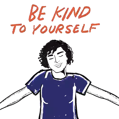 Be Kind To Yourself Kindness Sticker - Be Kind To Yourself Kindness Connection Stickers
