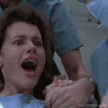 Screaming The Fly GIF - Screaming The Fly Geena Davis GIFs