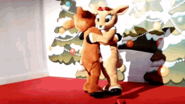 rudolph and clarice gif