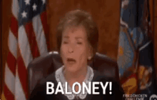 Judge Judy Baloney GIF - Judge Judy Baloney Nonsense GIFs