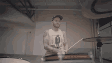 Playing Drums Jake Massucco GIF - Playing Drums Jake Massucco Four Year Strong GIFs