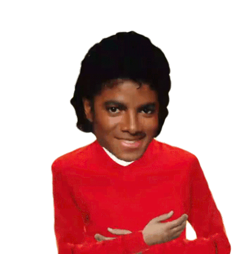 Sonriente Michael Jackson Sticker - Sonriente Michael Jackson Ladilla Rusa Stickers