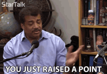 You Just Raised A Point Neil Degrasse Tyson GIF - You Just Raised A Point Neil Degrasse Tyson Startalk GIFs