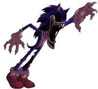 a cartoon drawing of a sonic the hedgehog with its mouth open