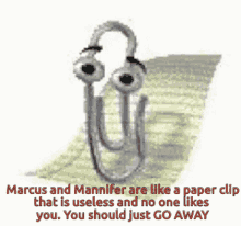Paper Clip Mannifer GIF - Paper Clip Mannifer Useless GIFs