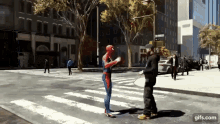 Spiderman Ps4 GIF - Spiderman Ps4 Mingling GIFs