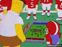 Homer Simpson Football GIF - Homer Simpson Football The Simpsons GIFs