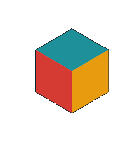 Cube Box Sticker - Cube Box Square Stickers