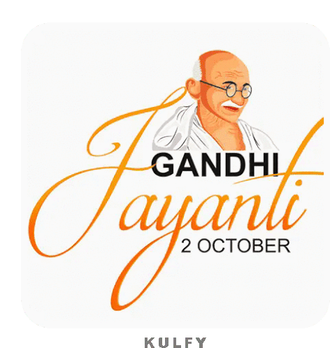 Gandhi Jayanti Sticker Sticker - Gandhi Jayanti Sticker Gandhi Jayanthi Stickers