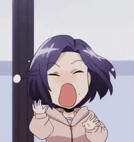 anime yelling gif